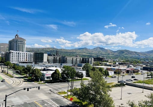 rooftop view at SevenO2 Main Apartments, Salt Lake City, UT