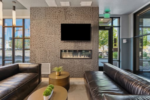 interior lounge area at SevenO2 Main Apartments, Salt Lake City