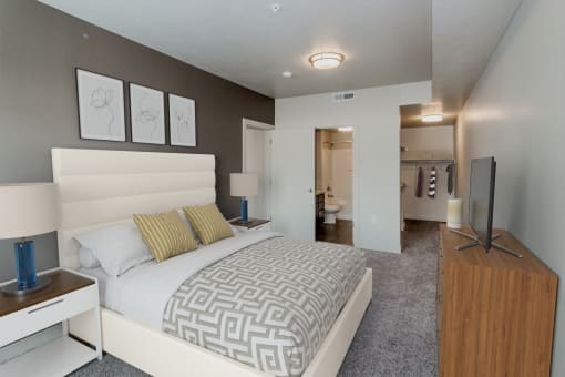 Bedroom at Wilmington Flats Apartments, Salt Lake City, 84106