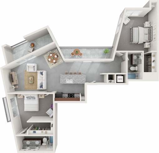2 bed 2 bath at Wilmington Flats Apartments, Utah