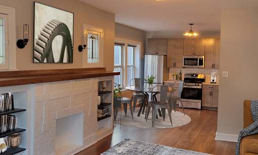 Living Room and Kitchen