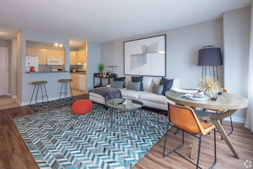 Park Michigan Model Living Room