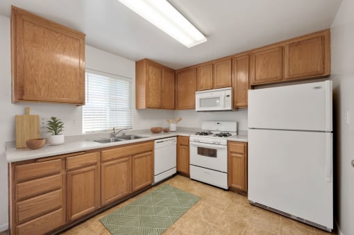 Fully Equipped Kitchen at Tyner Ranch Townhomes, California