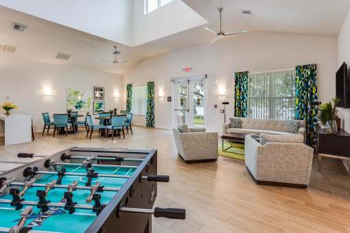 take a break from the hustle and bustle of the resort and play a game of
