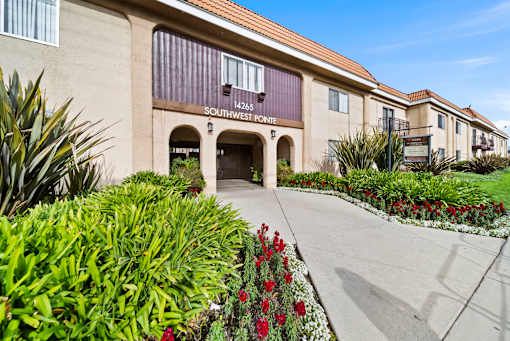 A building with the name Southwest Pointe on it.