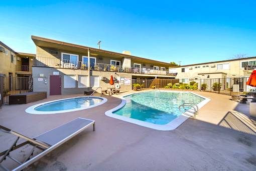 Pool view sideway