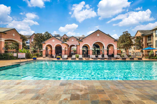 Pool at Vintage Park Apartments, Houston, 77070