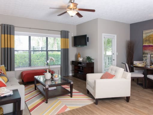 Living and Dining area at The Atlantic Vinings, Smyrna, 30080