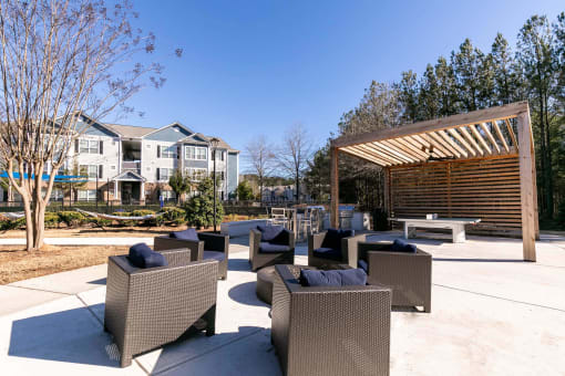 Exterior- Grilling Area at The Atlantic River West, Atlanta, 30336