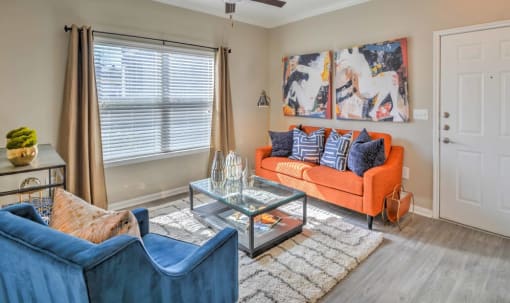 Living Room at The Atlantic Stonebriar, The Colony, Texas, 75056