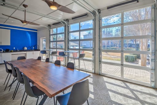 Lounge Area with Coffee Station at The Atlantic Station, Texas