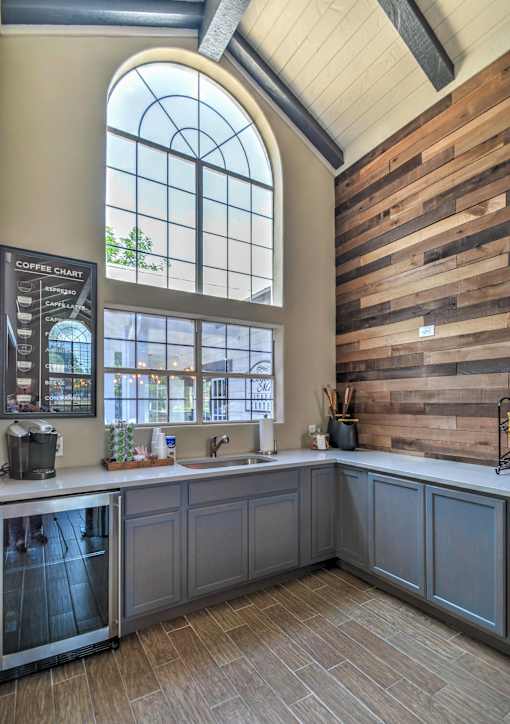 Kitchen at Logans Mill, Austin, TX.