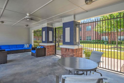 Outdoor Lounge Area at The Atlantic Station, Ft Worth, 76131
