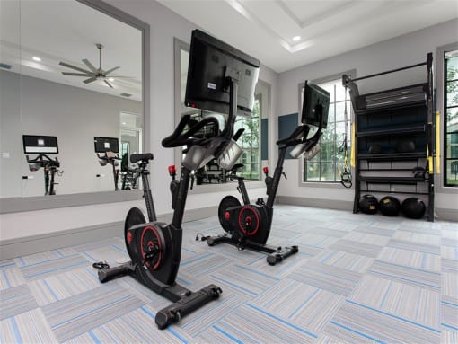 Ultra-Modern 24-Hour Fitness Center with Cardio and Lifting Stations. at The Atlantic Palms at Tradition, Florida