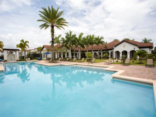 Community Clubhouse With Swimming Pool at The Atlantic at Tradition, Port St Lucie, Florida