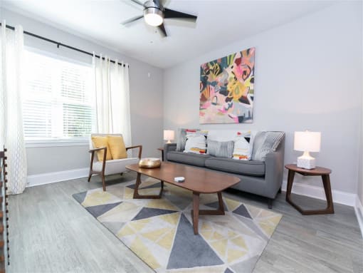 Living Room at Morningside Courts, Atlanta