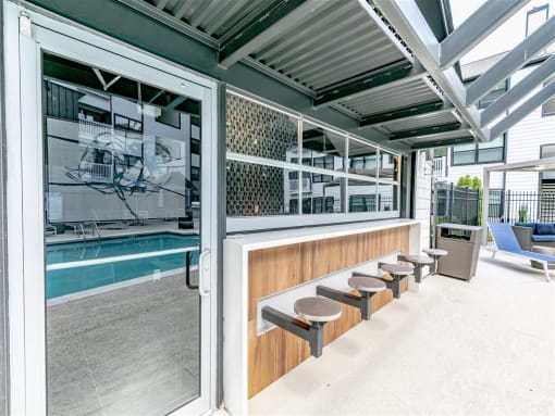 Poolside Entertaining Space at Morningside Courts, Georgia, 30324