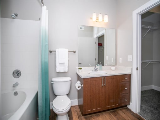 Bathroom at The Atlantic Aerotropolis, Hapeville, Atlanta