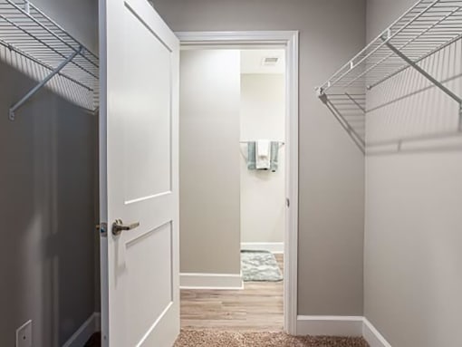 Walk-In Closet at The Atlantic North Springs, Dunwoody, GA.