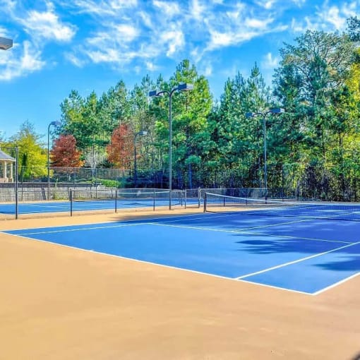 Tennis Court at The Atlantic River West, Atlanta, 30336