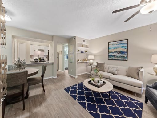 Living Room at Sutton Place, Dallas, 75287