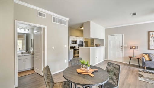 Model Dining Room Area at The Atlantic Mansfield, Mansfield, 76063
