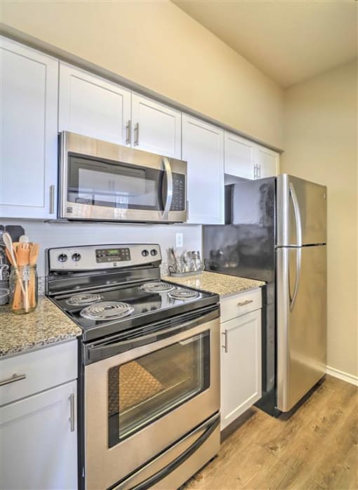 Kitchen area at The Atlantic Mansfield, Mansfield, TX, 76063