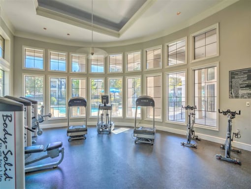 Fitness Center. at The Atlantic Mansfield, Mansfield, TX