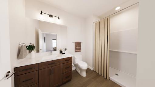 Bright Bathroom at Solhaven Grand Chute, Appleton