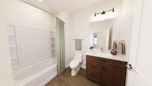 Spa Inspired Bathroom at Solhaven Grand Chute, Appleton, WI