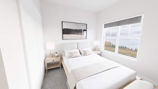 Large Master Bedroom at Solhaven Grand Chute, Wisconsin 54913