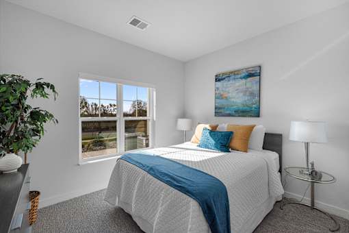Bedroom at The Landing at Hub City, Plymouth, WI 53073