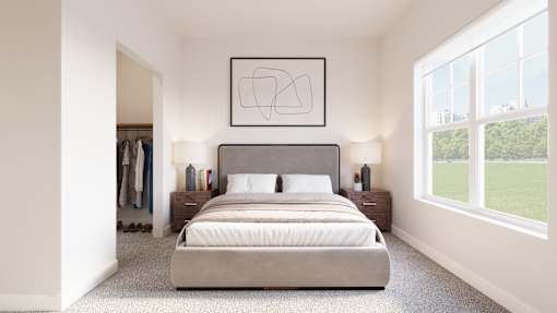 Master Bedroom at The Landing at Hub City, Plymouth, 53073