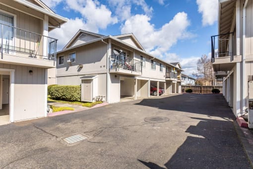exterior of apartments