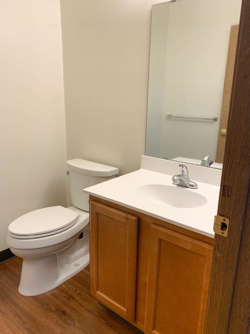 1/2 Bathroom Vanity & Toilet