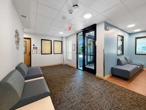 An entry lobby