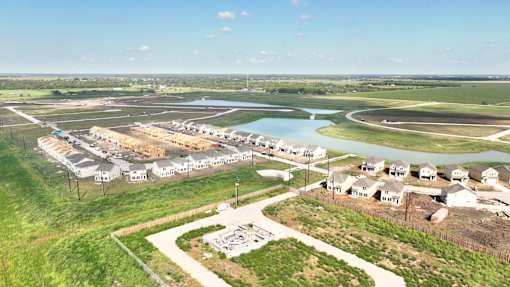 Aerial View of Pradera Oaks in Rosharon, TX