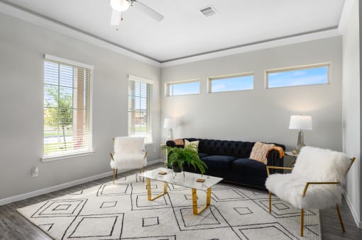 Modern Living Room at Bay Colony West, League City, 77539