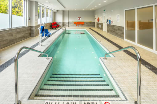 Salt Water Pool with Chair Lift