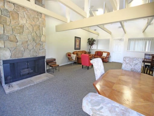 Clubhouse Fireplace