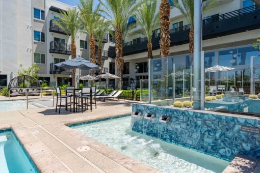 take a dip in our resort style pool