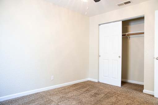 Closet View at Creekview Homes, Chico, California