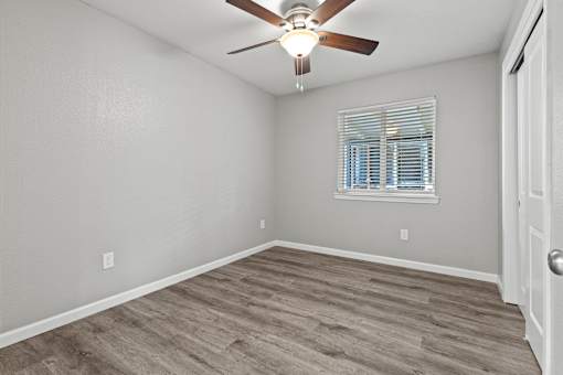 Lighted Ceiling Fan at OSM Properties Homes & Apartments, Chico, 95926  