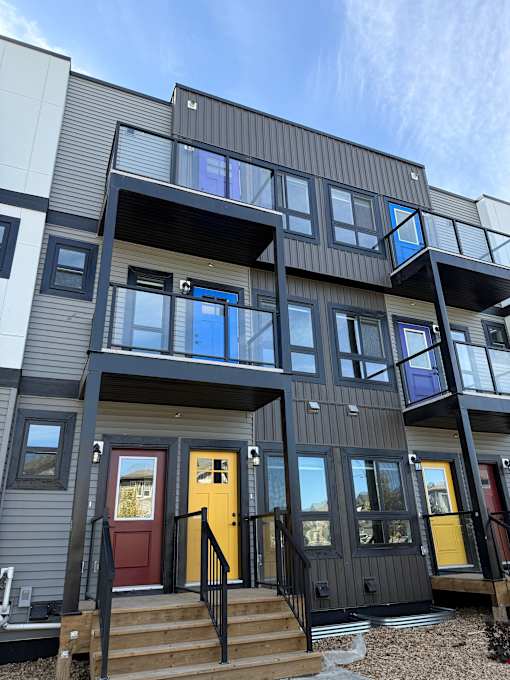 Entrance View at The Pointe at Riverview, Edmonton, AB T6M 3H4