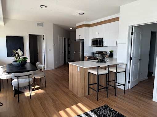 Island Kitchen at The Pointe at Riverview, Edmonton, AB