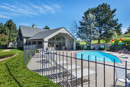 A house with a pool in the backyard.