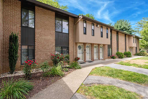 Apartment Building with lawn in backyard at The Lakes, Pennsylvania, 18104