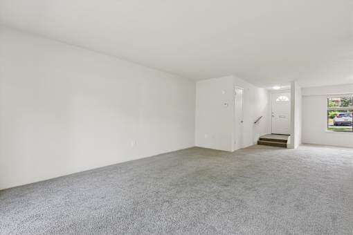 Large Empty Room with Carpeted Floor at The Lakes, Allentown, Pennsylvania