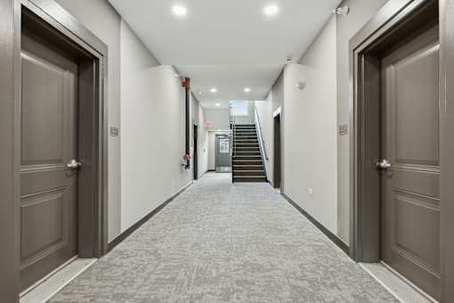Long Hallway at New Britain, Chalfont, Pennsylvania