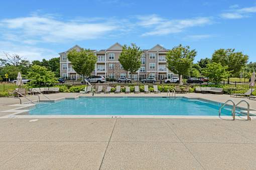 Swimming Pool View at New Britain, Chalfont, Pennsylvania